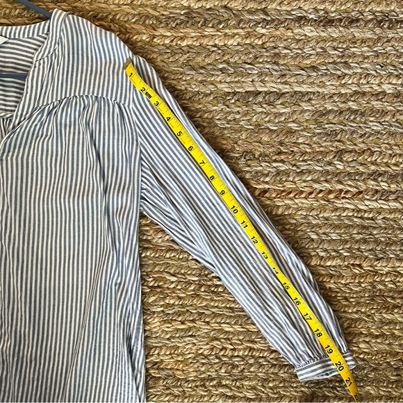 Old Navy Blue Striped Tunic Shirt - Picture 5 of 6